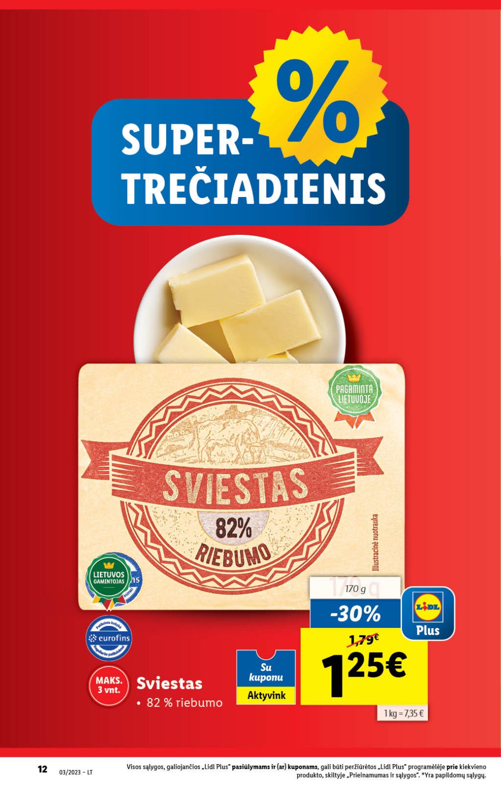 Lidl 'MAISTO PREKIŲ PASIŪLYMAI' 12 puslapis