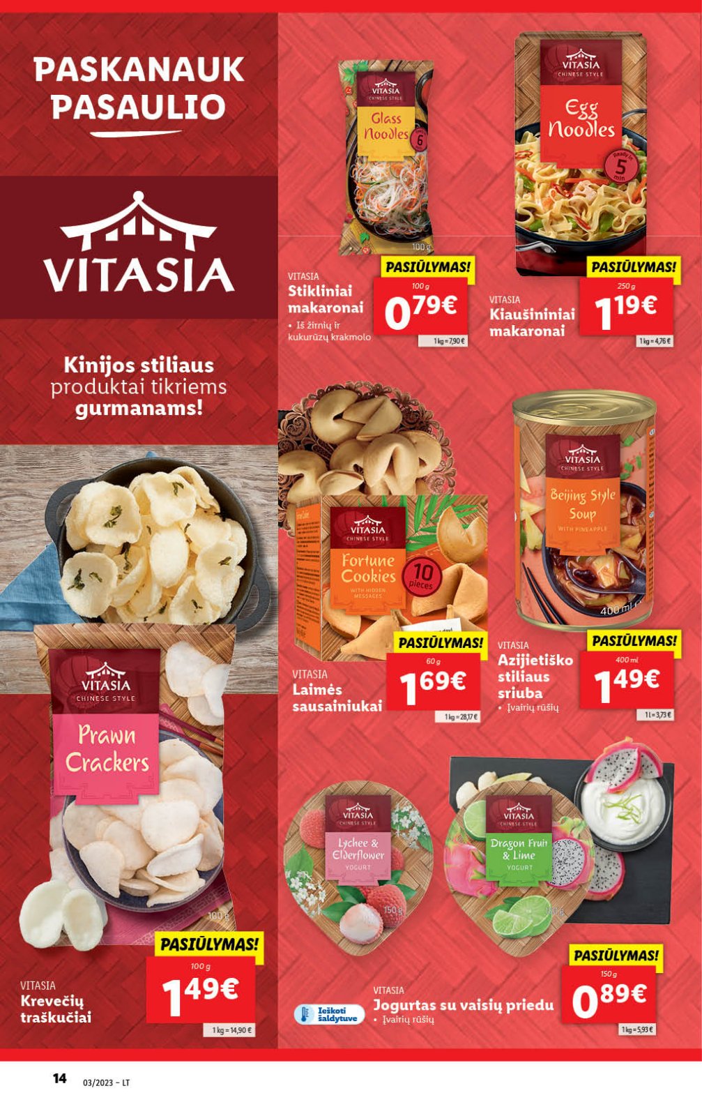 Lidl 'MAISTO PREKIŲ PASIŪLYMAI' 14 puslapis