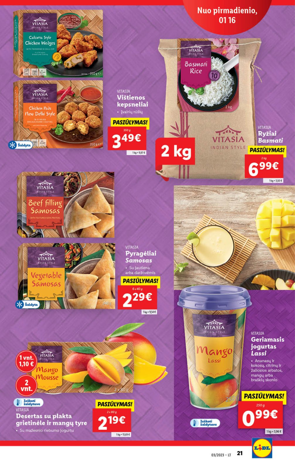 Lidl 'MAISTO PREKIŲ PASIŪLYMAI' 21 puslapis