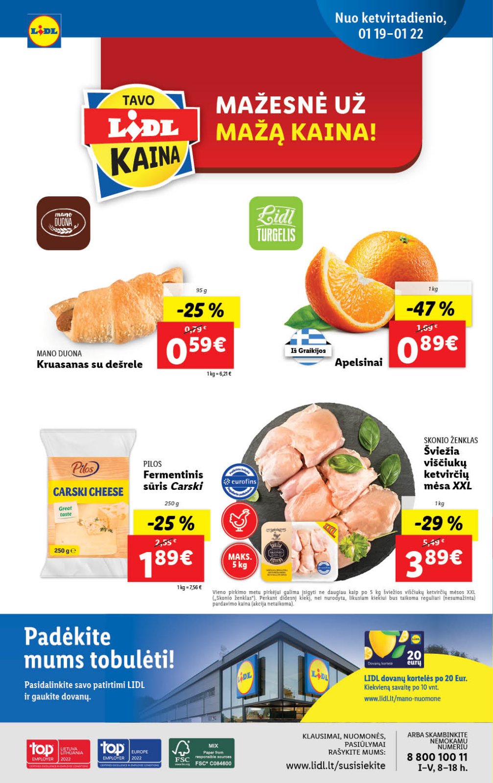 Lidl 'MAISTO PREKIŲ PASIŪLYMAI' 46 puslapis