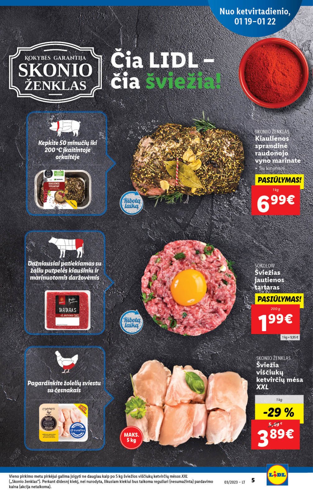 Lidl 'MAISTO PREKIŲ PASIŪLYMAI' 5 puslapis