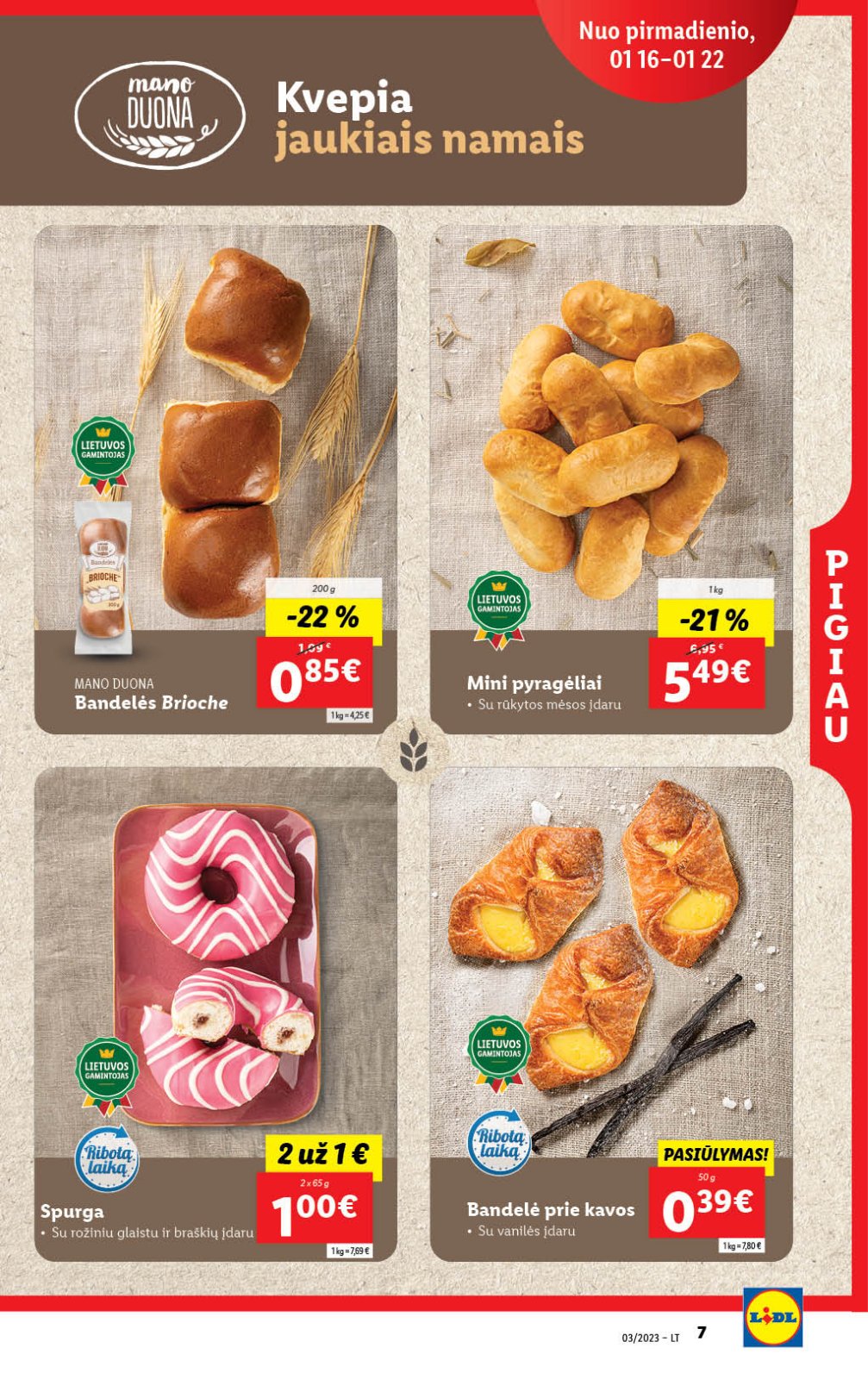 Lidl 'MAISTO PREKIŲ PASIŪLYMAI' 7 puslapis