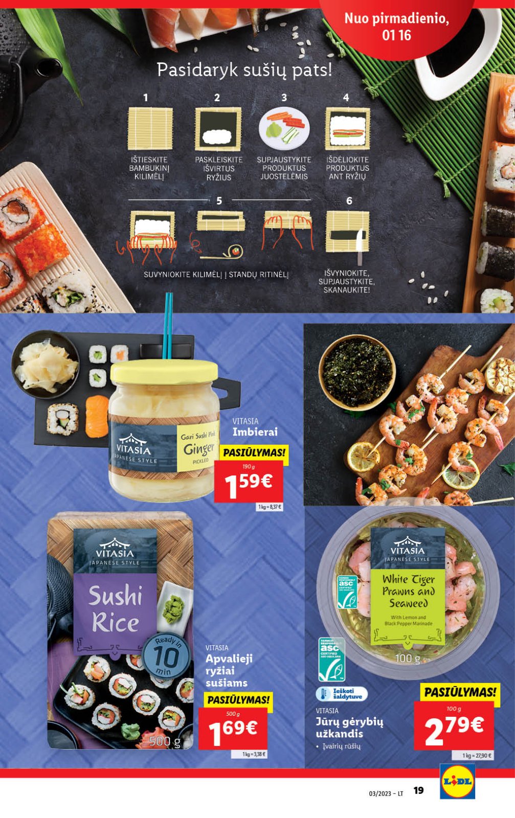 Lidl 'MAISTO PREKIŲ PASIŪLYMAI' 19 puslapis