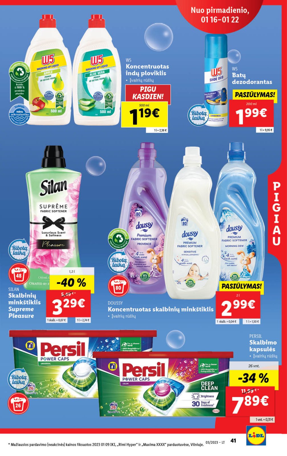 Lidl 'MAISTO PREKIŲ PASIŪLYMAI' 41 puslapis