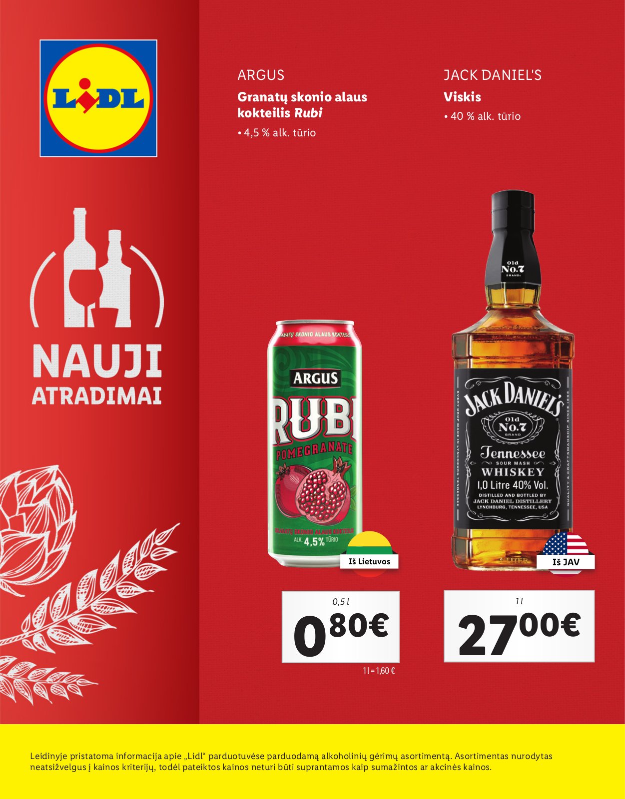 Lidl 'NAUJI ATRADIMAI' 1 puslapis