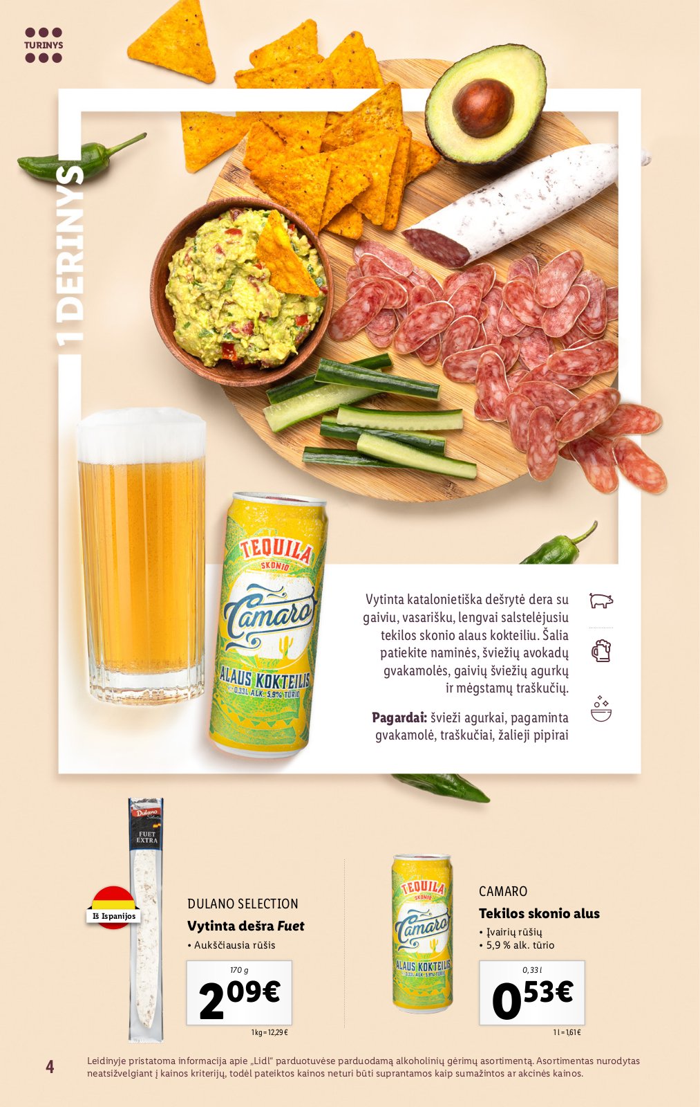 Lidl 'Suderintų skonių akimirkoms' 4 puslapis