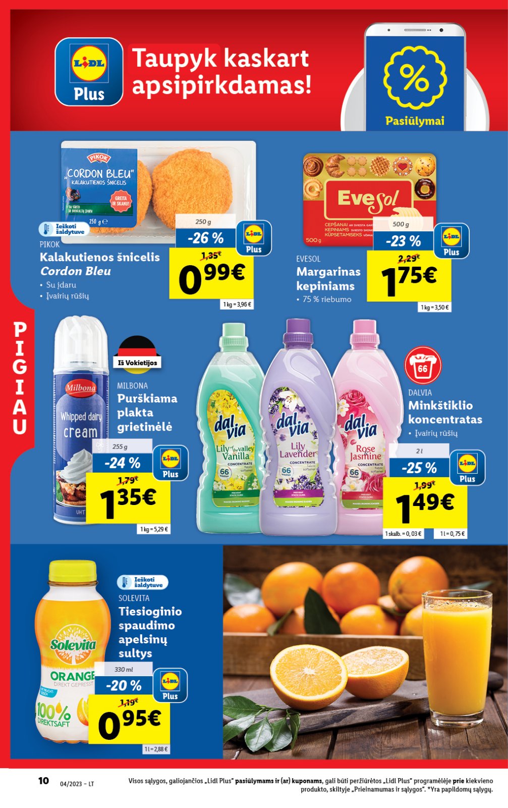 Lidl 'MAISTO PREKIŲ PASIŪLYMAI' 10 puslapis