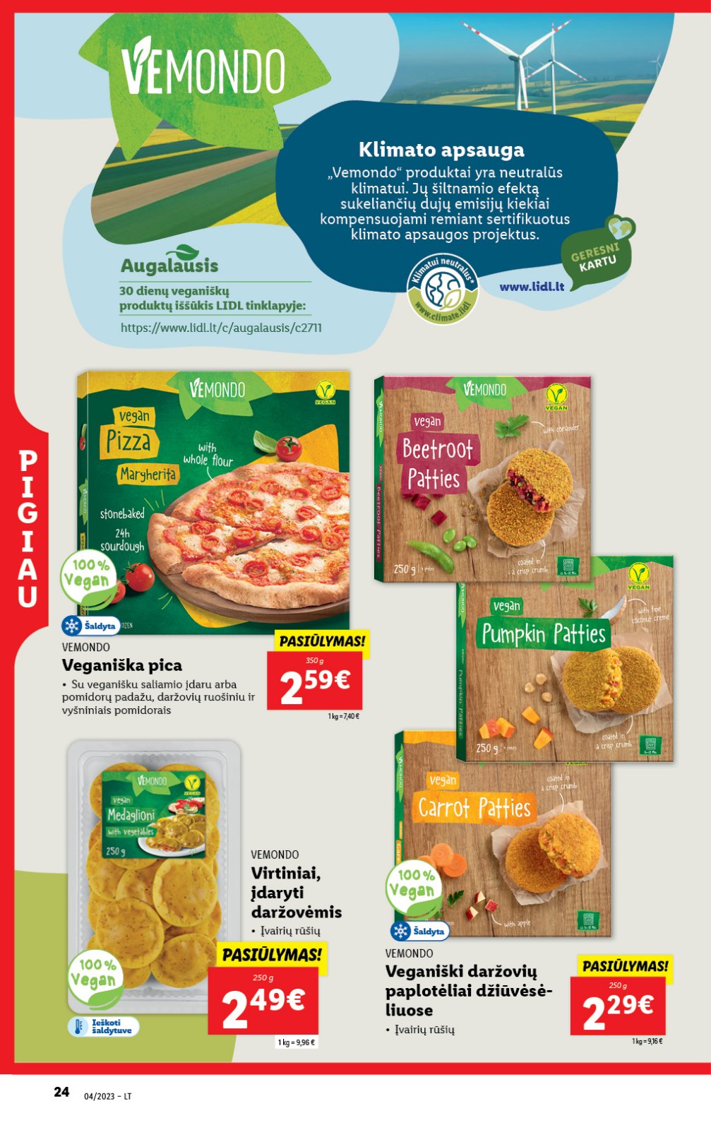 Lidl 'MAISTO PREKIŲ PASIŪLYMAI' 24 puslapis