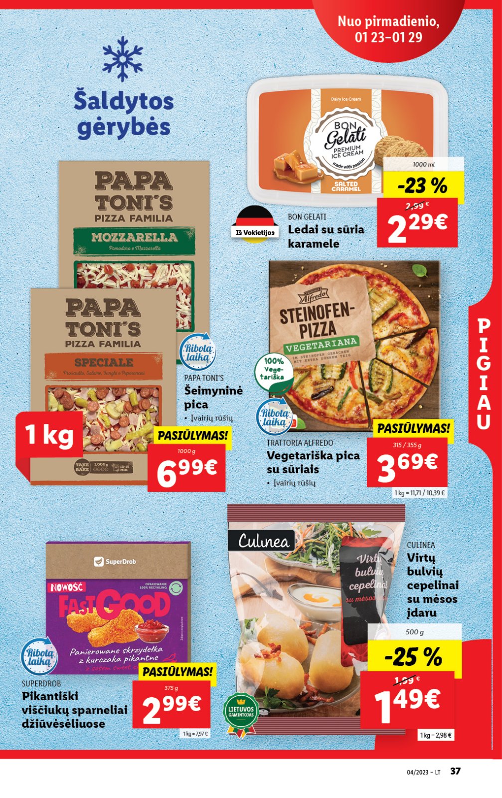 Lidl 'MAISTO PREKIŲ PASIŪLYMAI' 37 puslapis