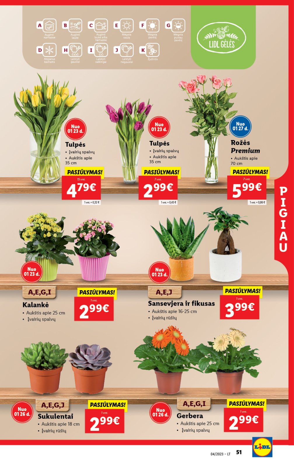 Lidl 'MAISTO PREKIŲ PASIŪLYMAI' 51 puslapis
