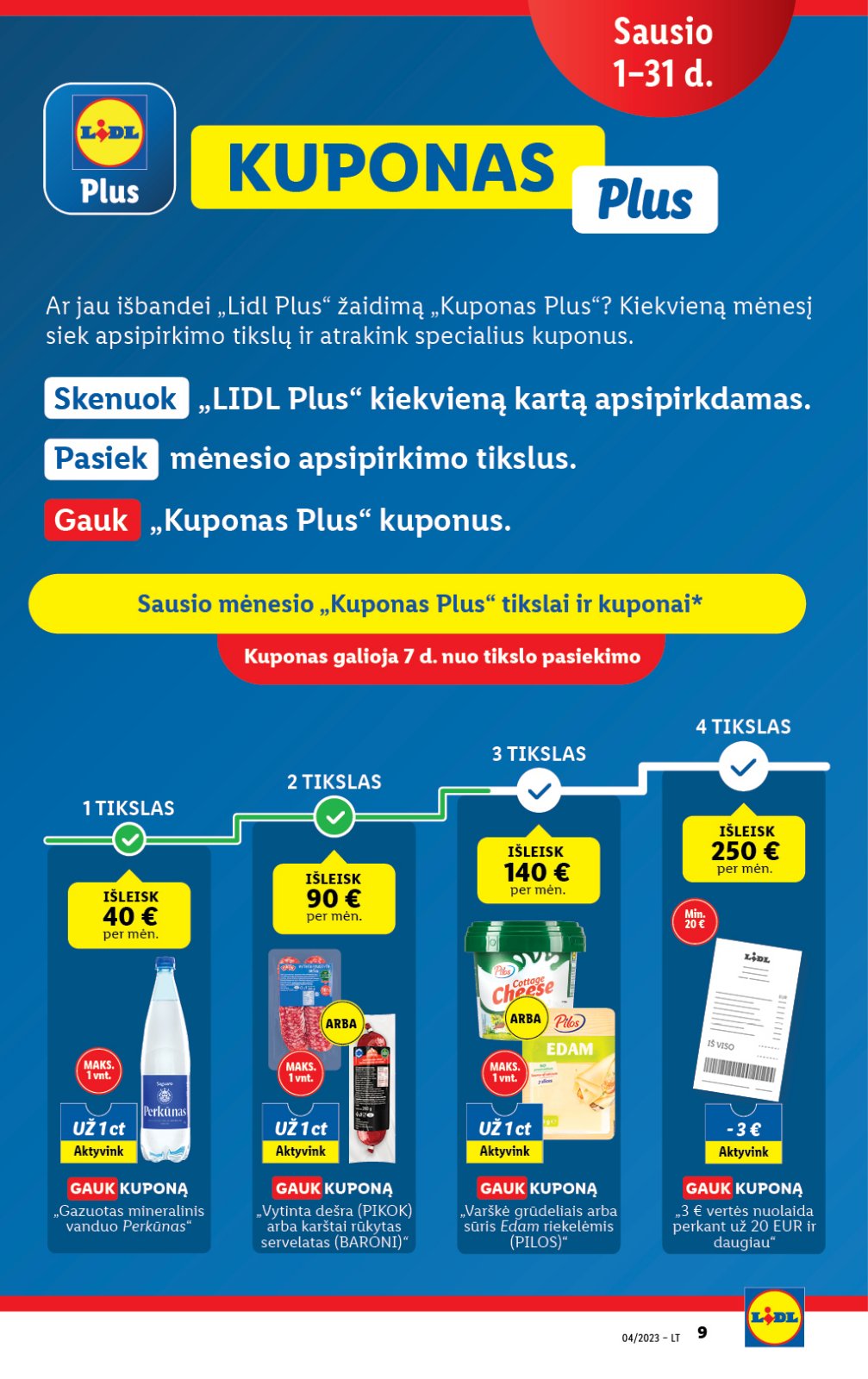 Lidl 'MAISTO PREKIŲ PASIŪLYMAI' 9 puslapis