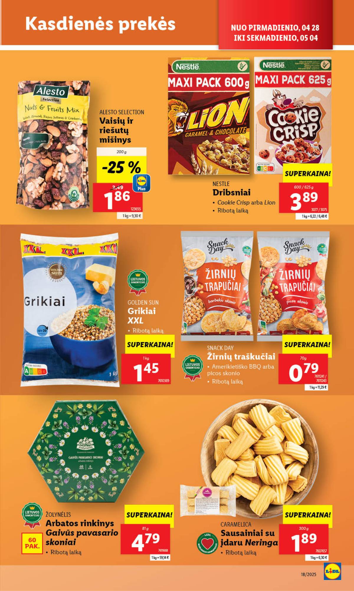 Lidl - LIDL SAVAITĖS Maisto prekių akcijų leidinys 28 puslapis