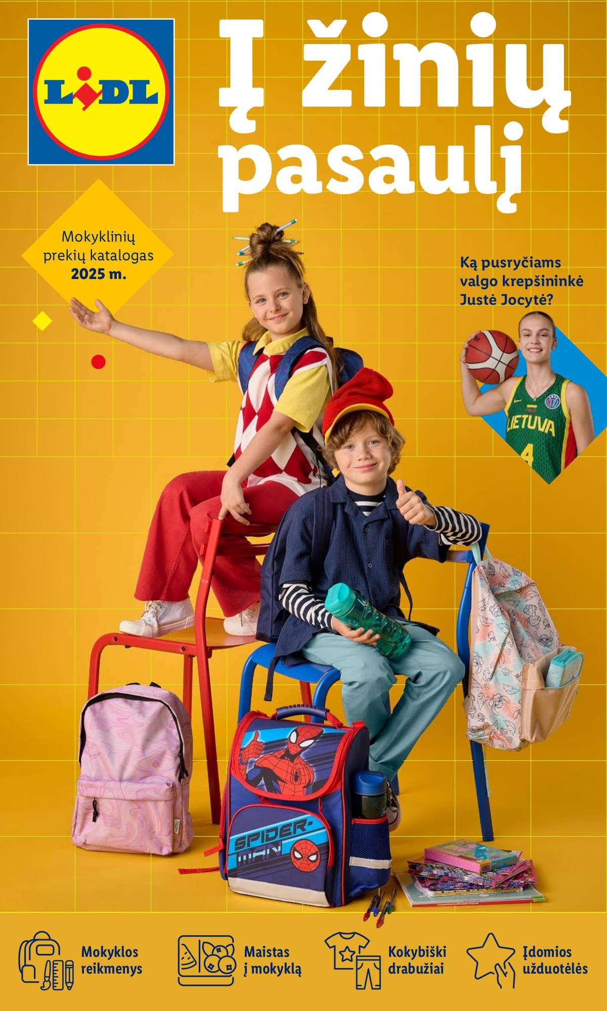 Lidl - LIDL Mokyklinių prekių katalogas 1 puslapis
