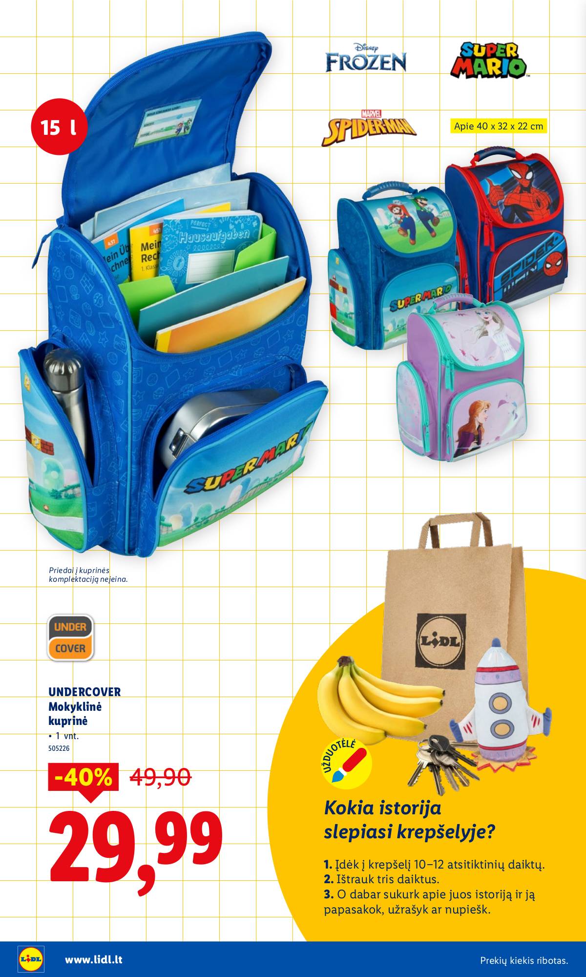 Lidl - LIDL Mokyklinių prekių katalogas 18 puslapis