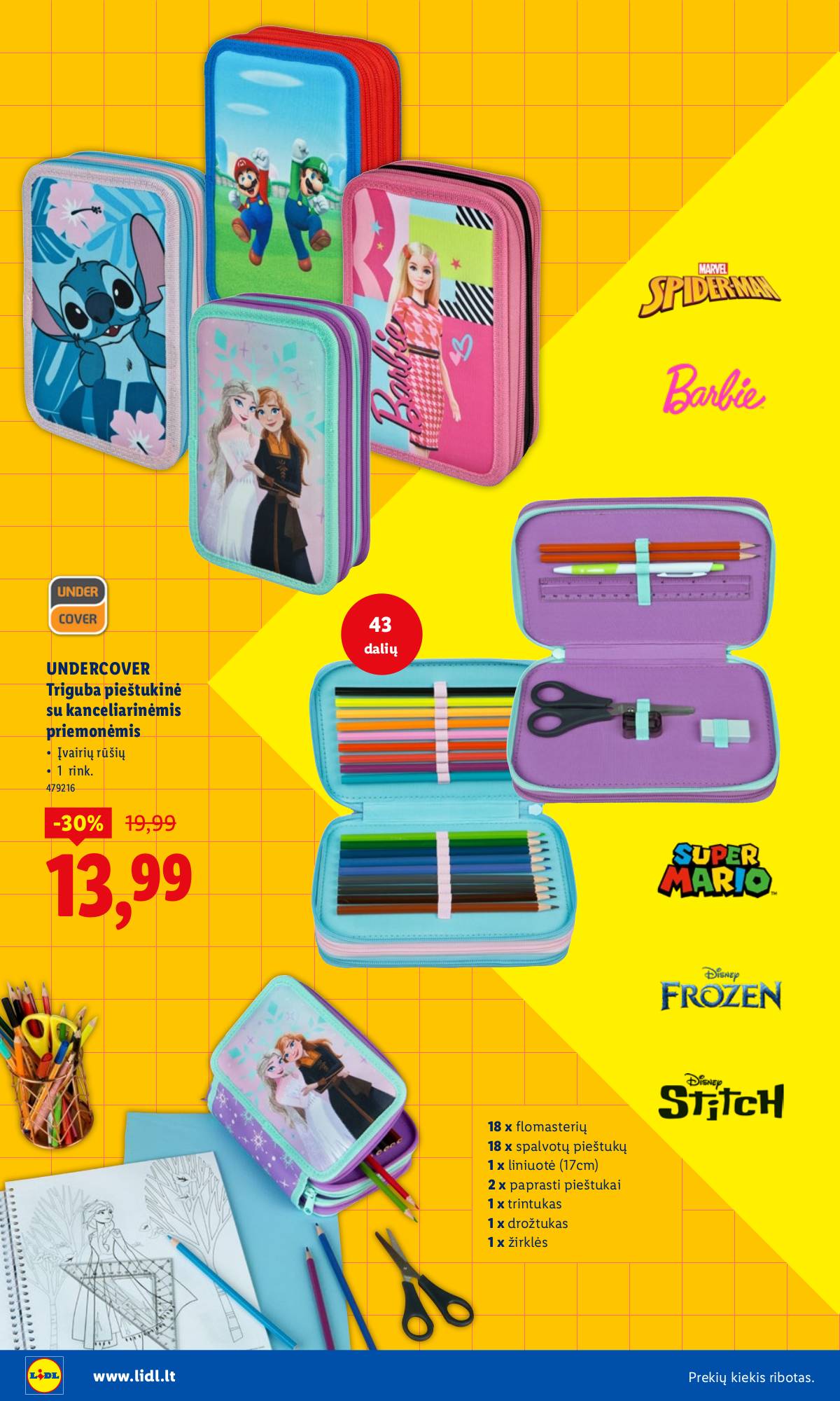 Lidl - LIDL Mokyklinių prekių katalogas 20 puslapis