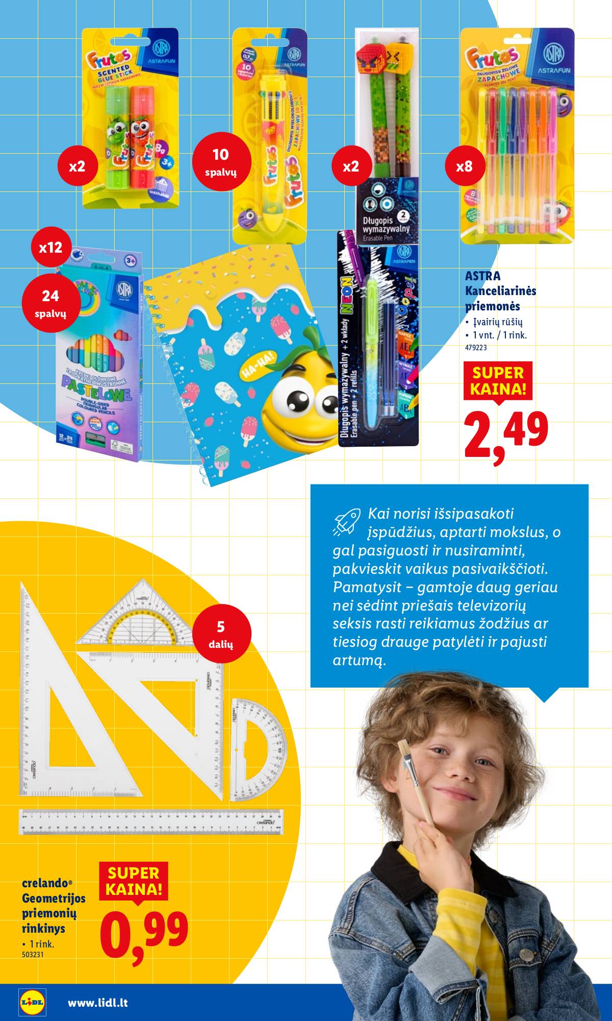 Lidl - LIDL Mokyklinių prekių katalogas 50 puslapis