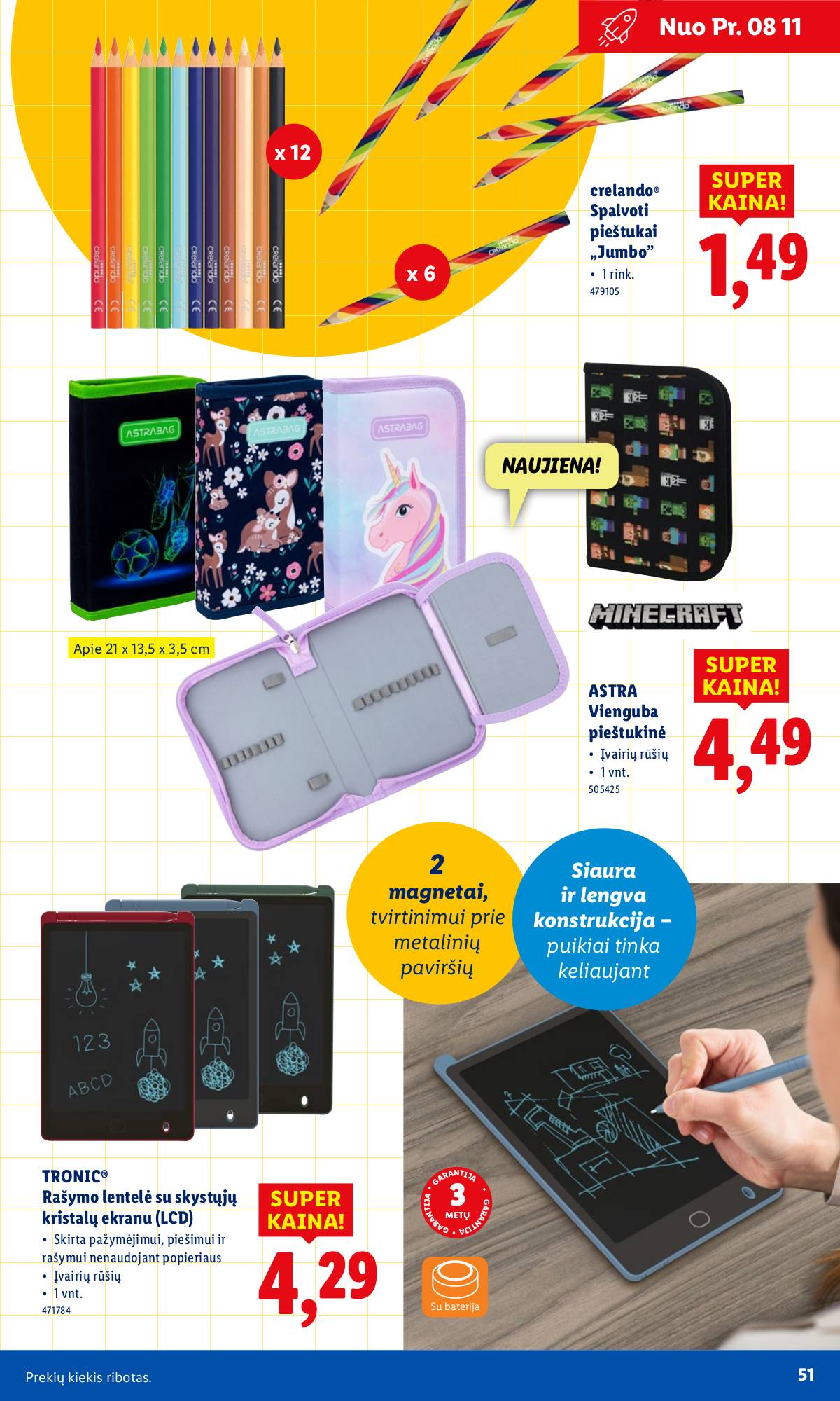 Lidl - LIDL Mokyklinių prekių katalogas 51 puslapis