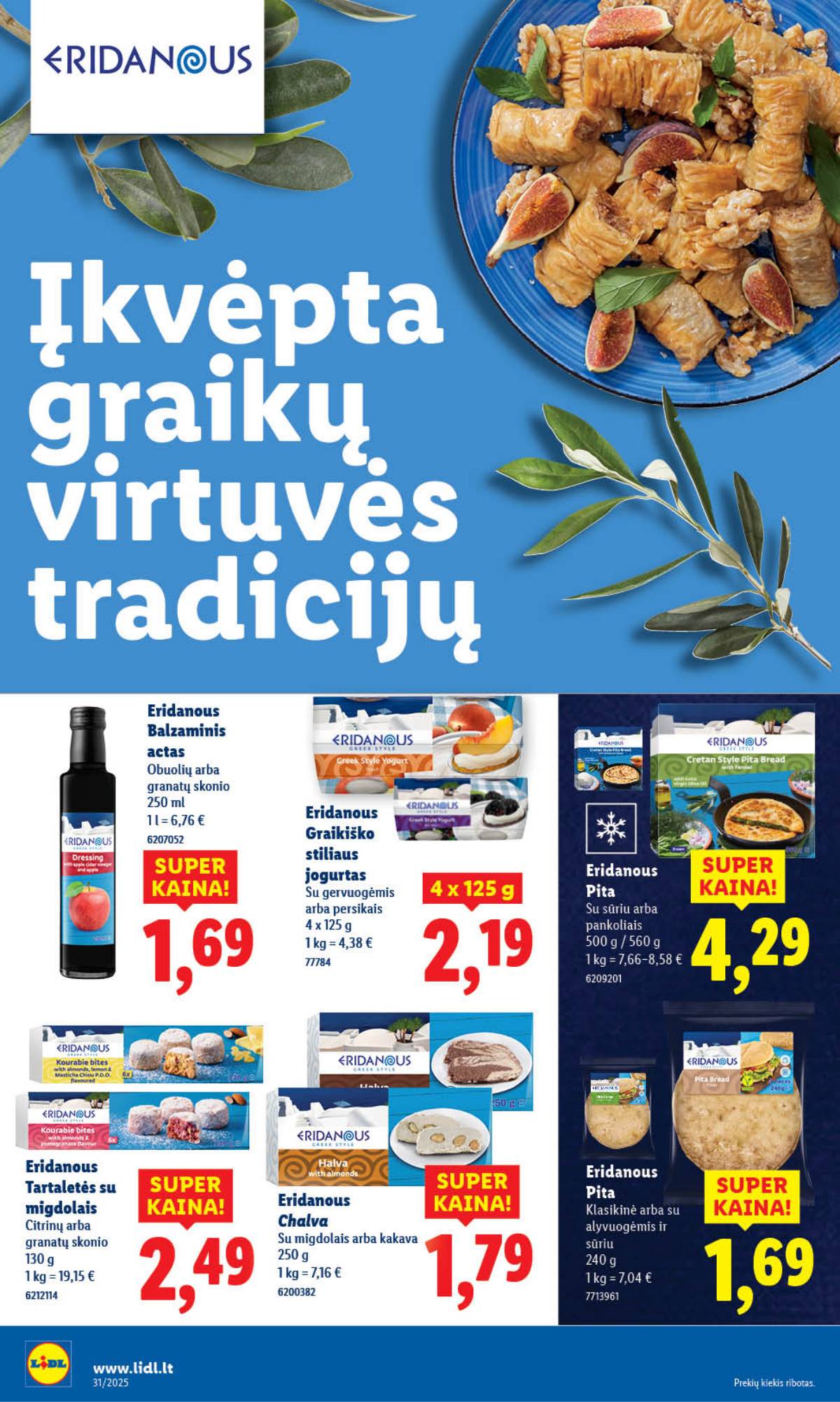 Lidl - LIDL SAVAITĖS Maisto prekių akcijų leidinys 16 puslapis