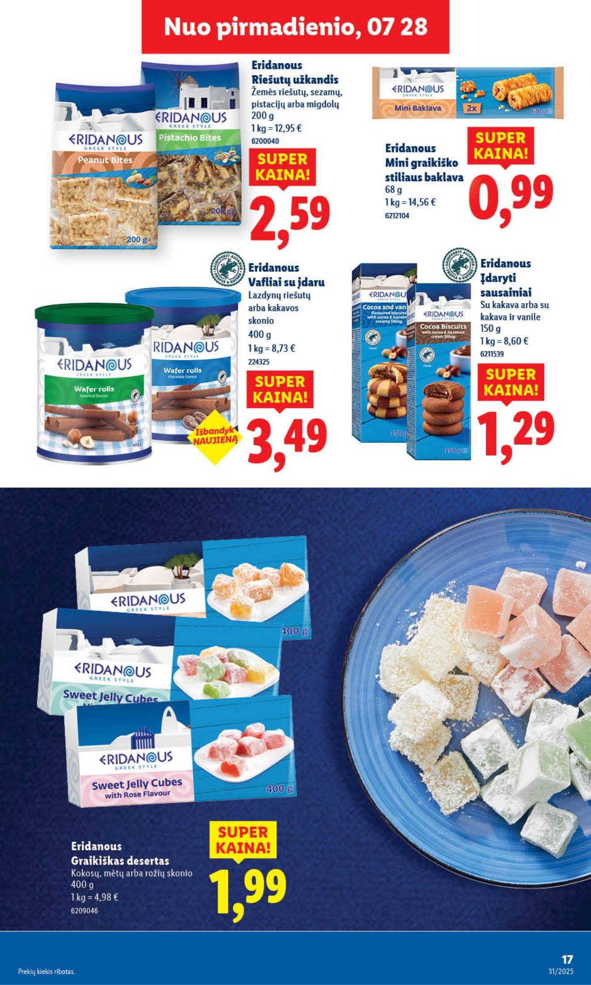Lidl - LIDL SAVAITĖS Maisto prekių akcijų leidinys 17 puslapis