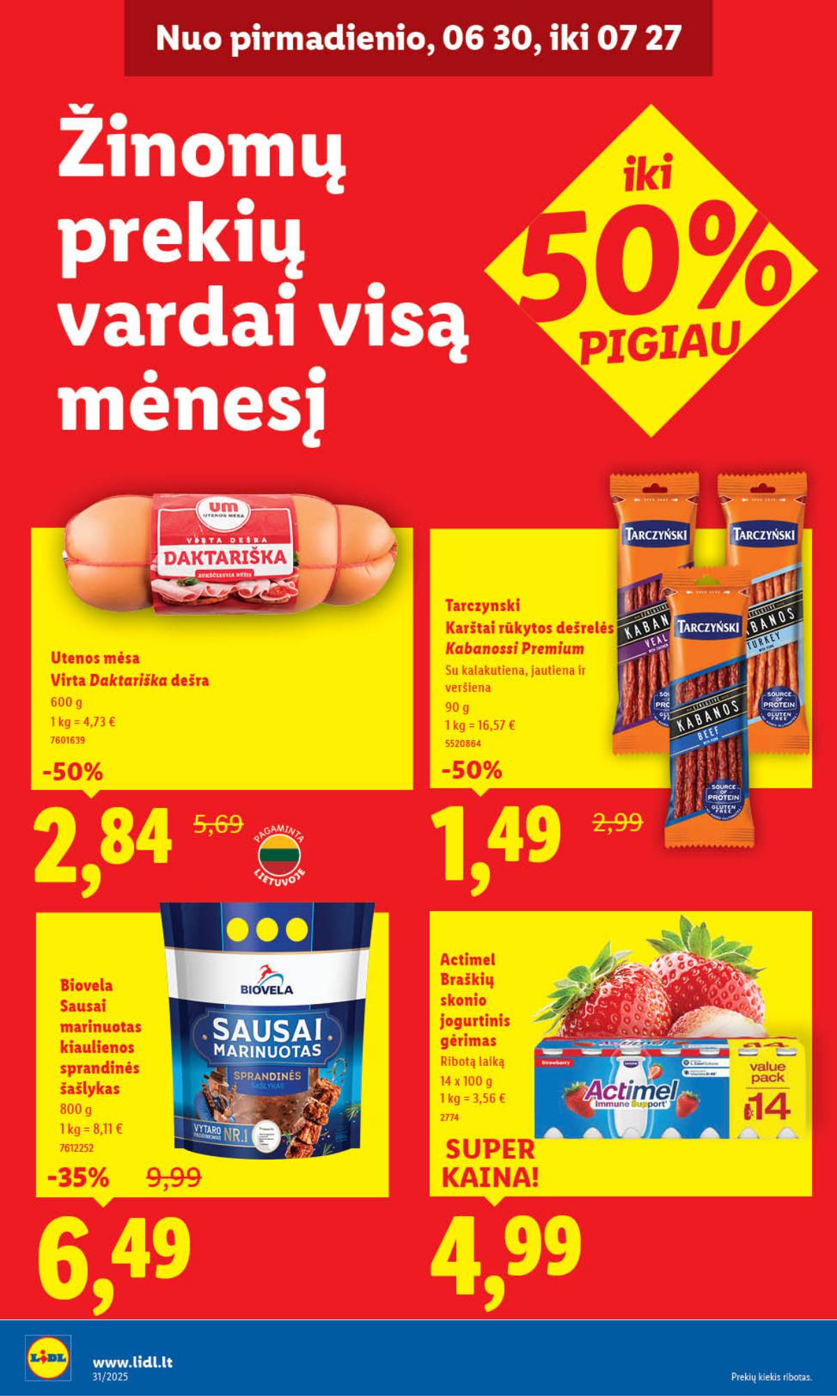 Lidl - LIDL SAVAITĖS Maisto prekių akcijų leidinys 18 puslapis