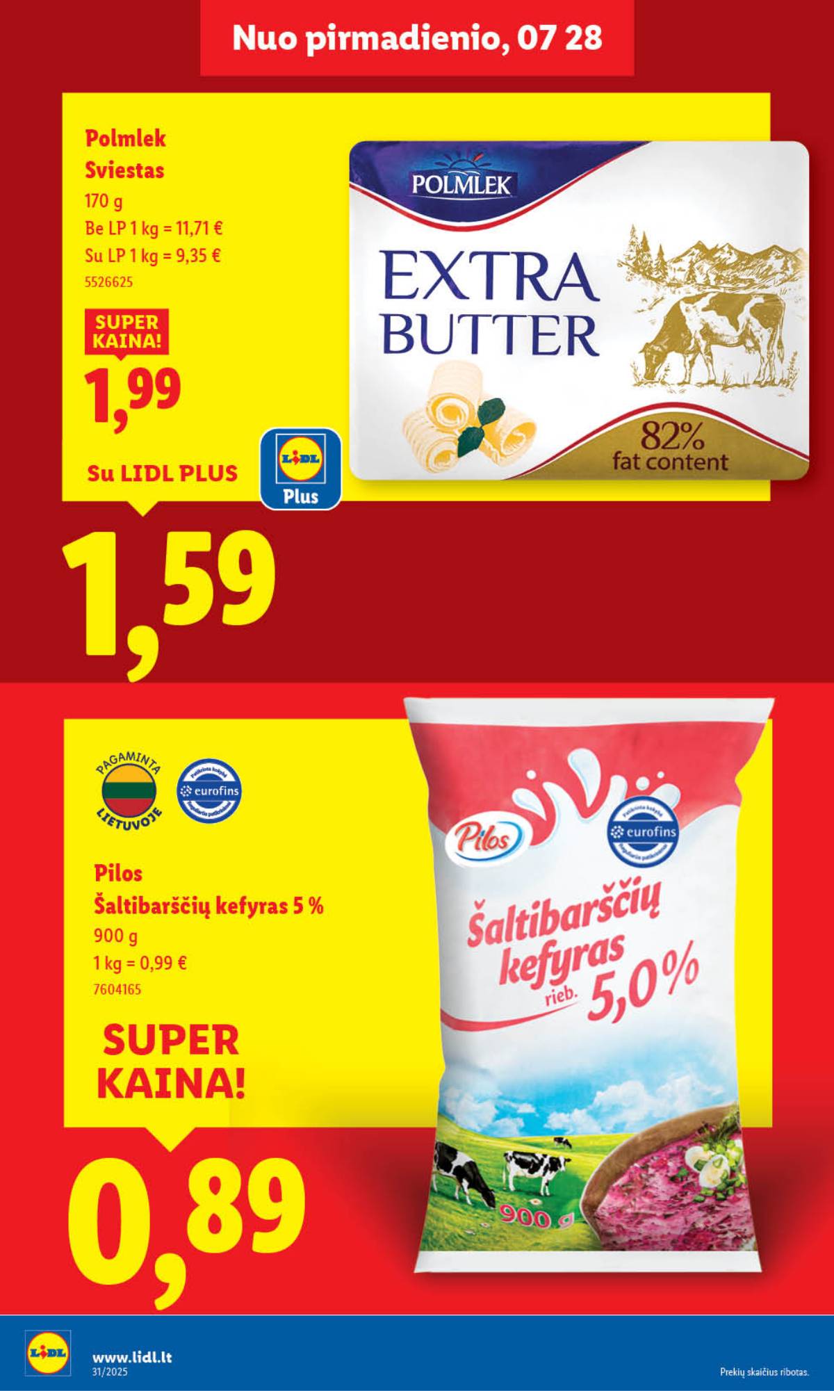 Lidl - LIDL SAVAITĖS Maisto prekių akcijų leidinys 20 puslapis