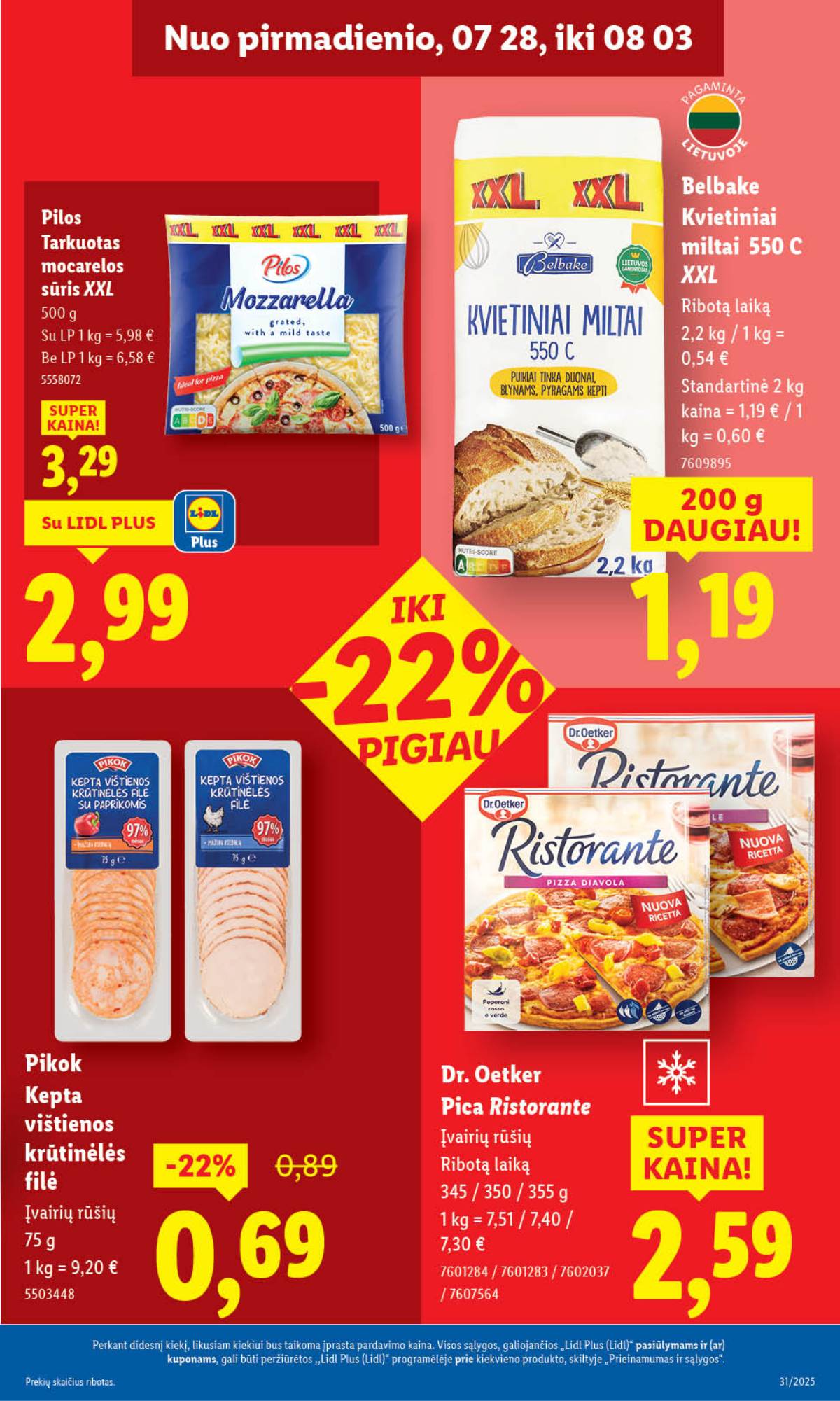 Lidl - LIDL SAVAITĖS Maisto prekių akcijų leidinys 21 puslapis