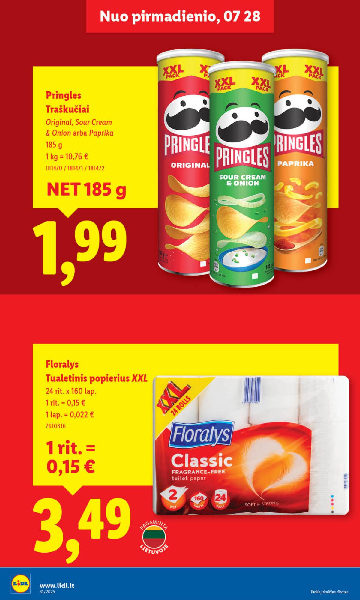 Lidl - LIDL SAVAITĖS Maisto prekių akcijų leidinys 22 puslapis