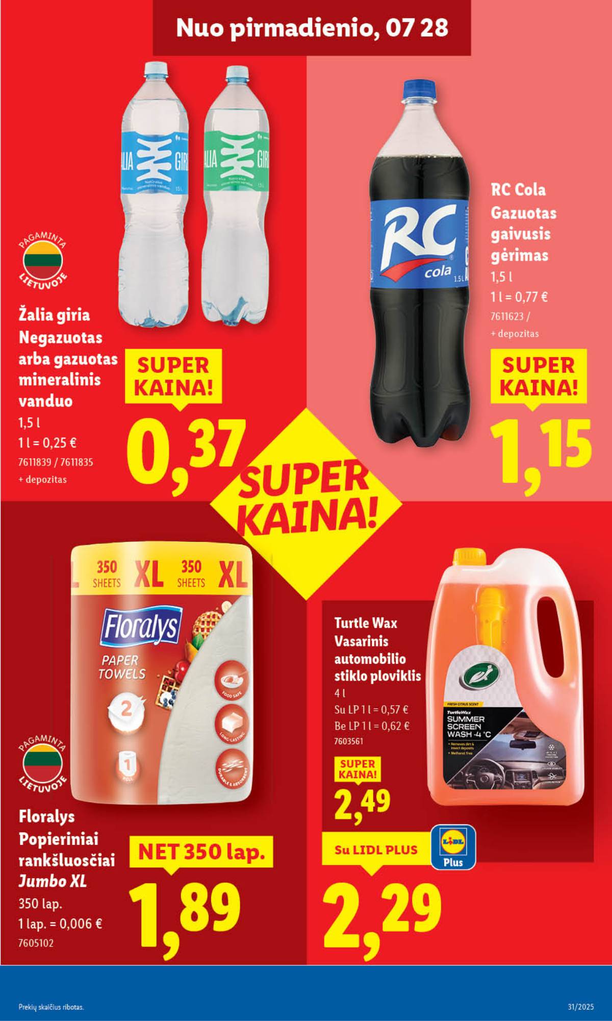 Lidl - LIDL SAVAITĖS Maisto prekių akcijų leidinys 23 puslapis