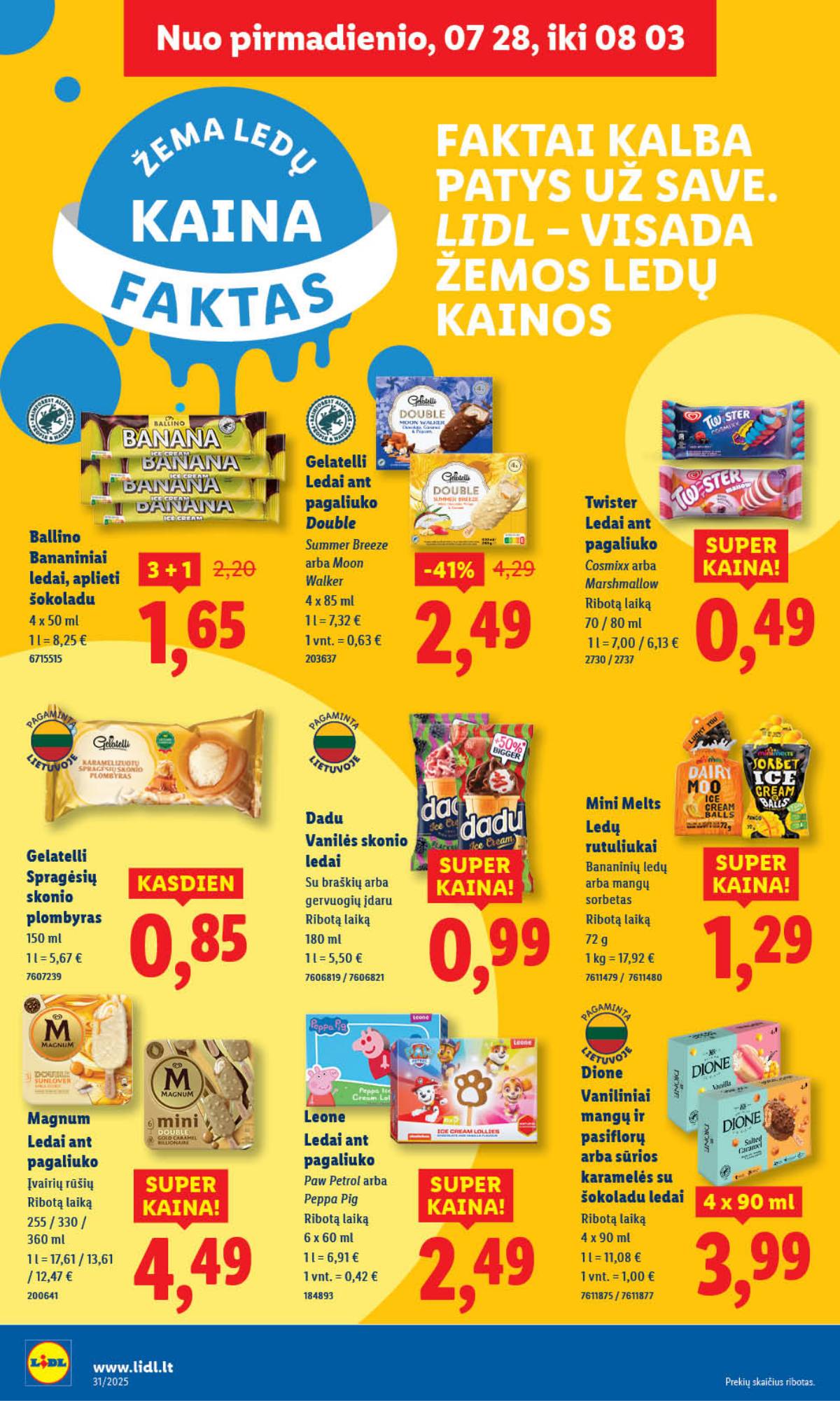 Lidl - LIDL SAVAITĖS Maisto prekių akcijų leidinys 24 puslapis