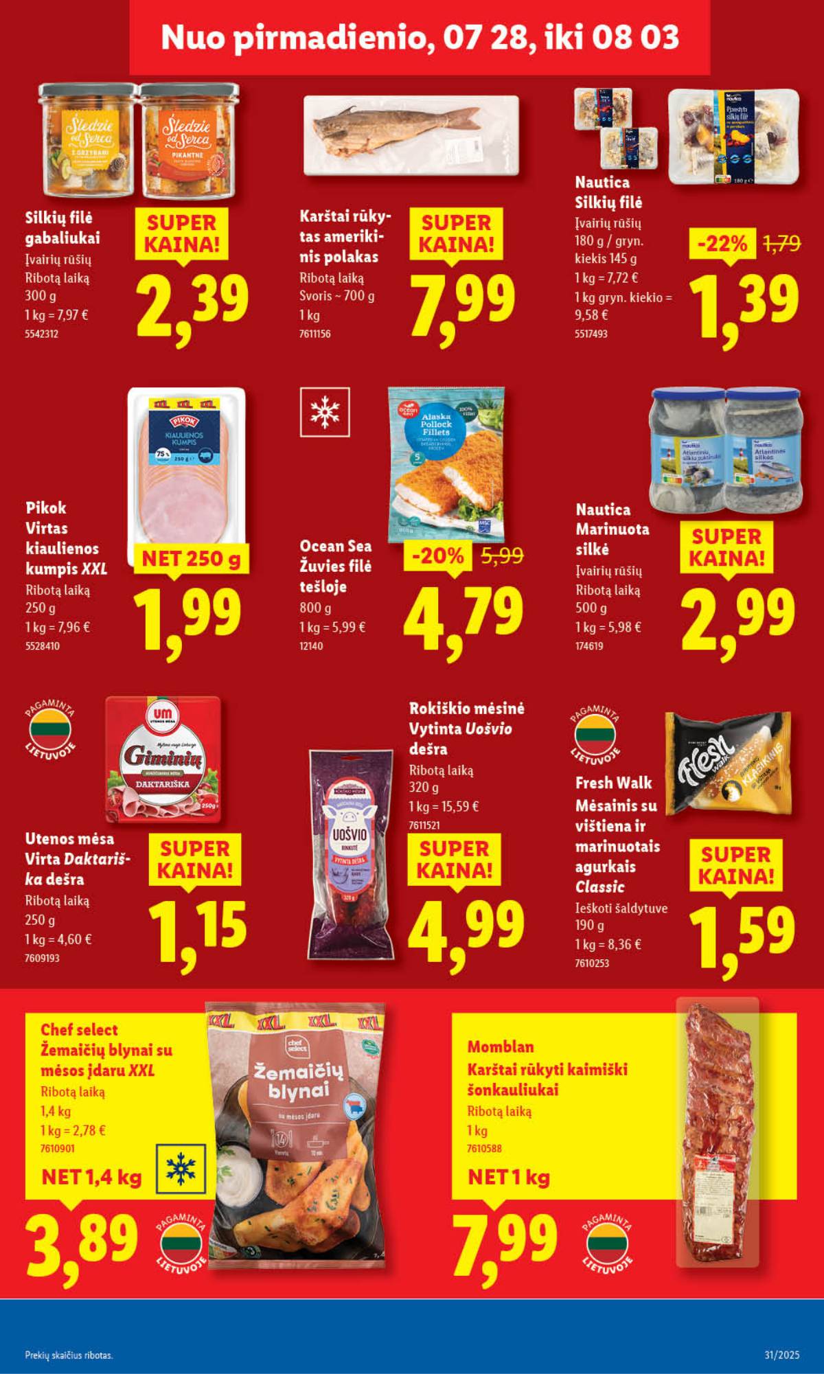 Lidl - LIDL SAVAITĖS Maisto prekių akcijų leidinys 27 puslapis