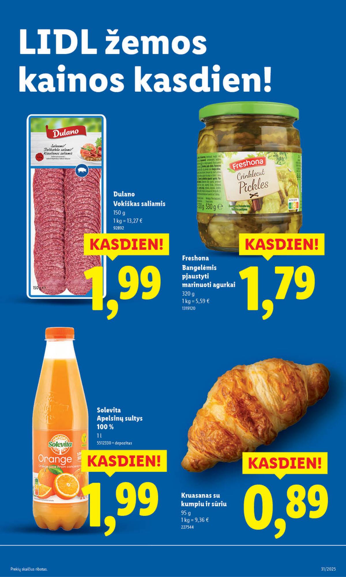 Lidl - LIDL SAVAITĖS Maisto prekių akcijų leidinys 3 puslapis