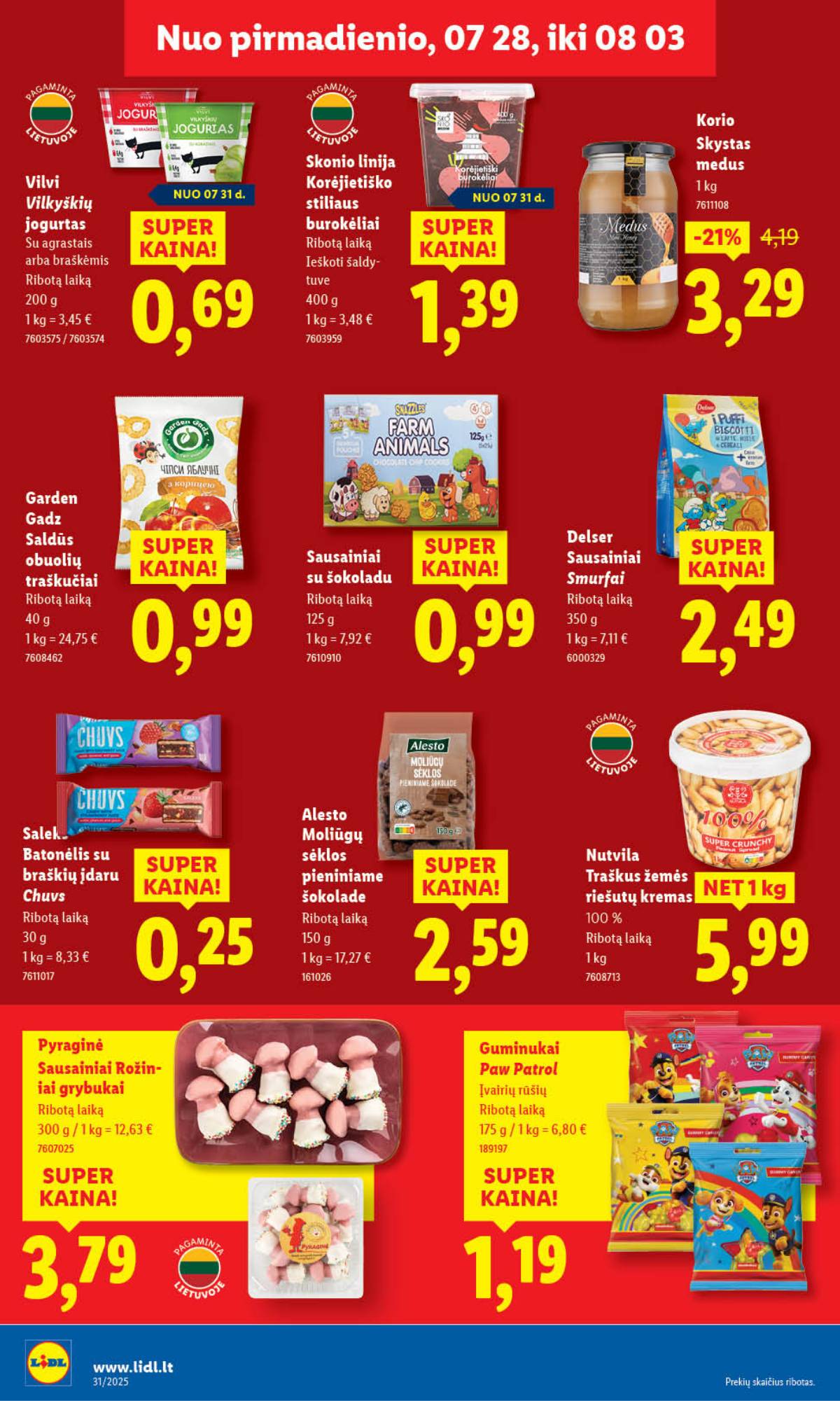 Lidl - LIDL SAVAITĖS Maisto prekių akcijų leidinys 32 puslapis