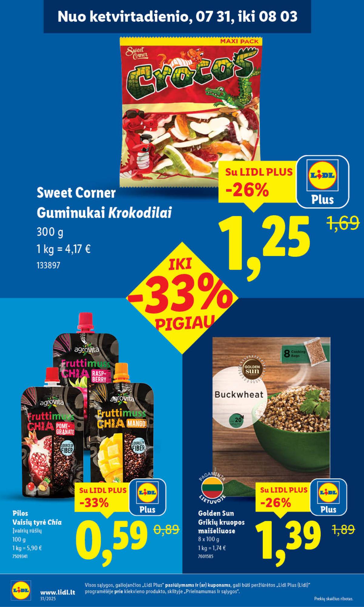 Lidl - LIDL SAVAITĖS Maisto prekių akcijų leidinys 40 puslapis