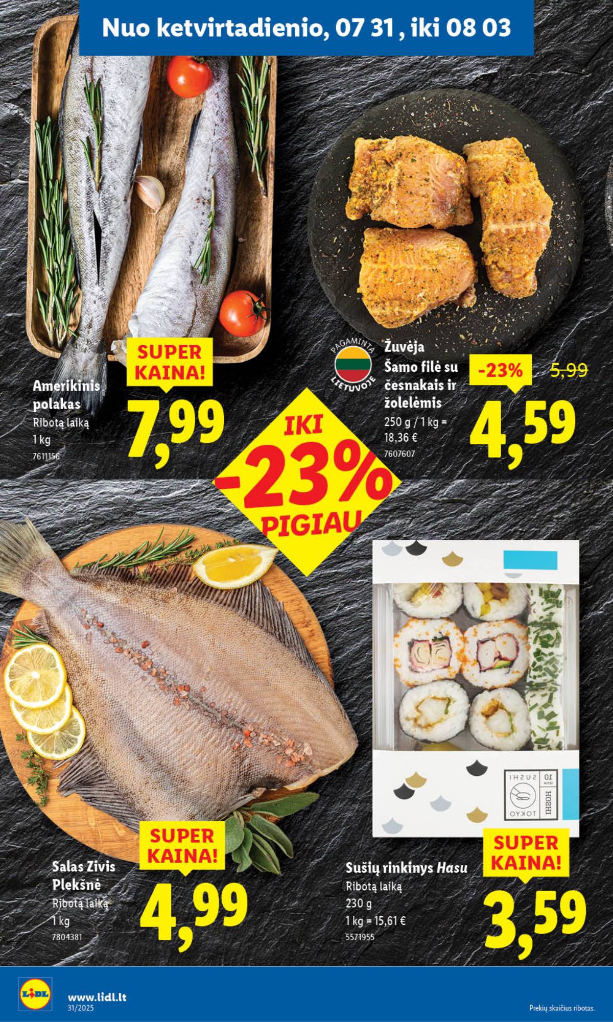 Lidl - LIDL SAVAITĖS Maisto prekių akcijų leidinys 42 puslapis