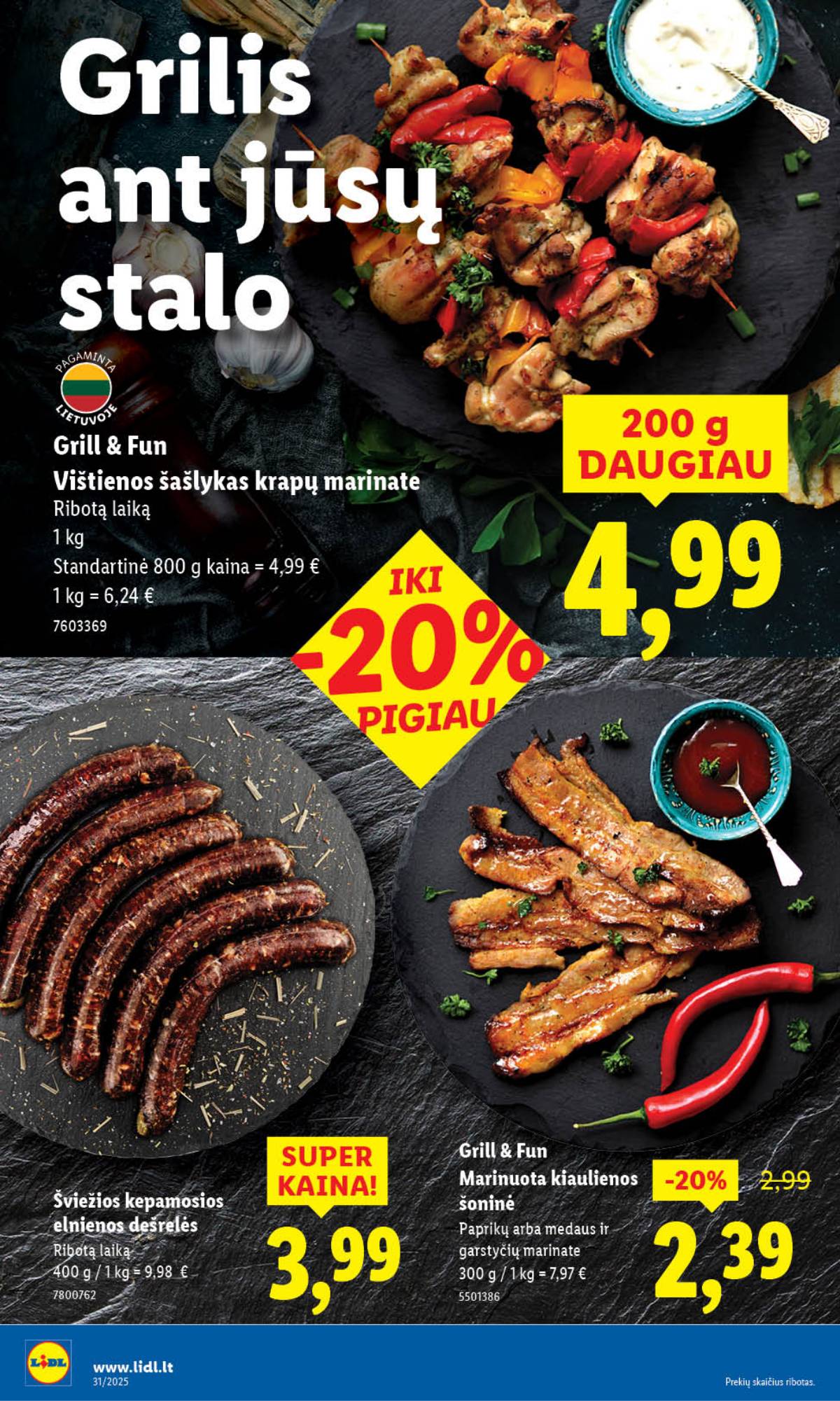 Lidl - LIDL SAVAITĖS Maisto prekių akcijų leidinys 44 puslapis