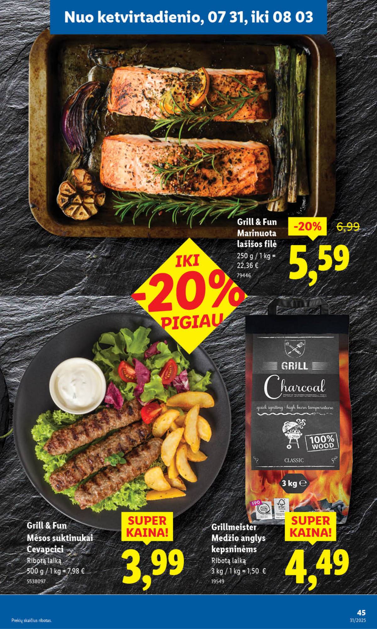 Lidl - LIDL SAVAITĖS Maisto prekių akcijų leidinys 45 puslapis