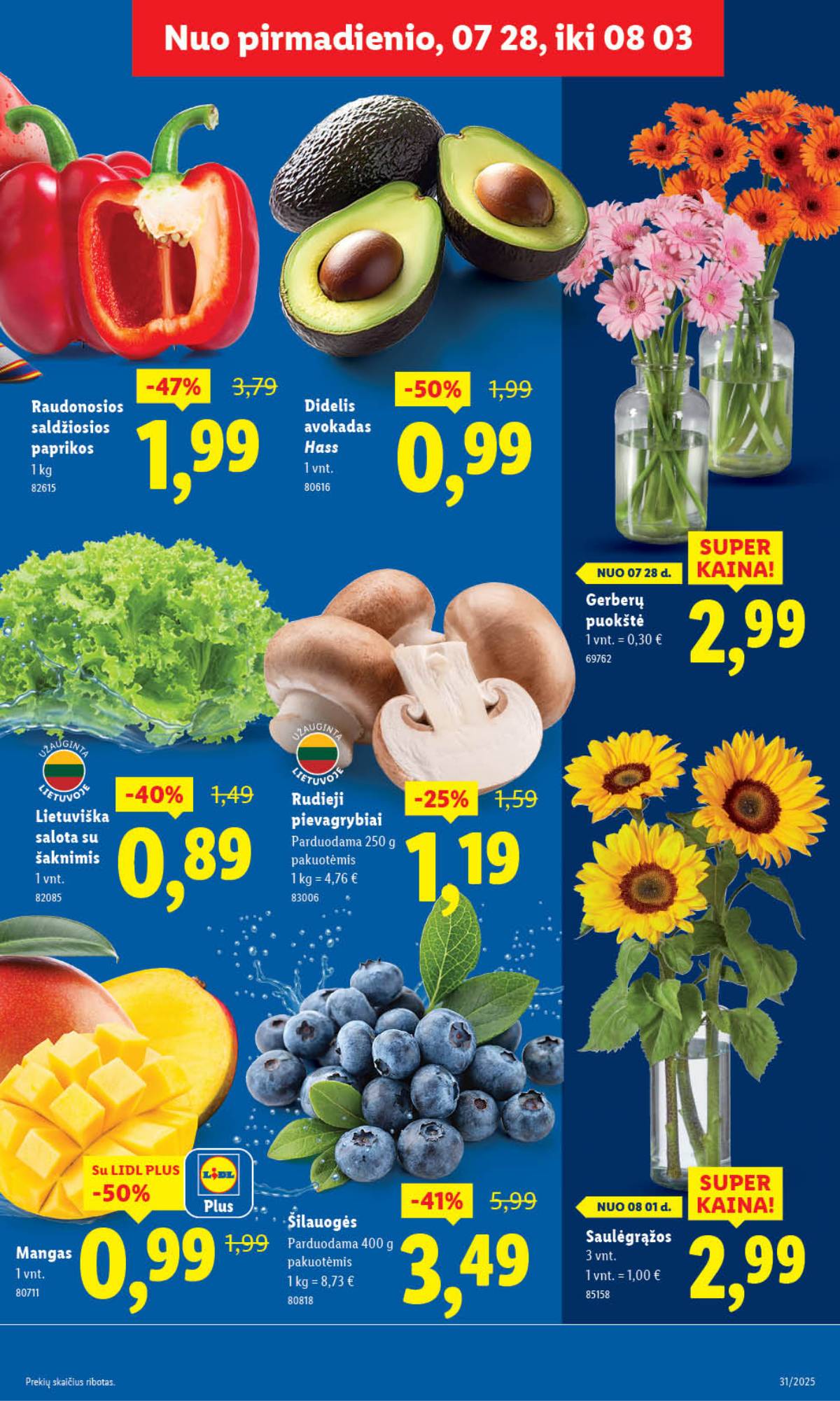 Lidl - LIDL SAVAITĖS Maisto prekių akcijų leidinys 5 puslapis