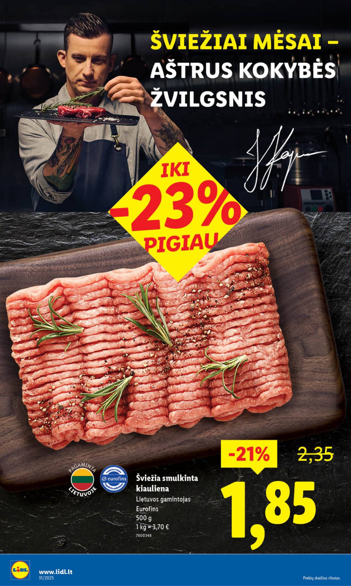 Lidl - LIDL SAVAITĖS Maisto prekių akcijų leidinys 8 puslapis