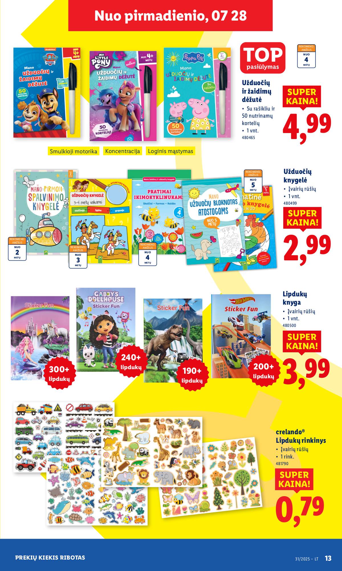 Lidl - LIDL Ne maisto prekių akcijų leidinys 13 puslapis