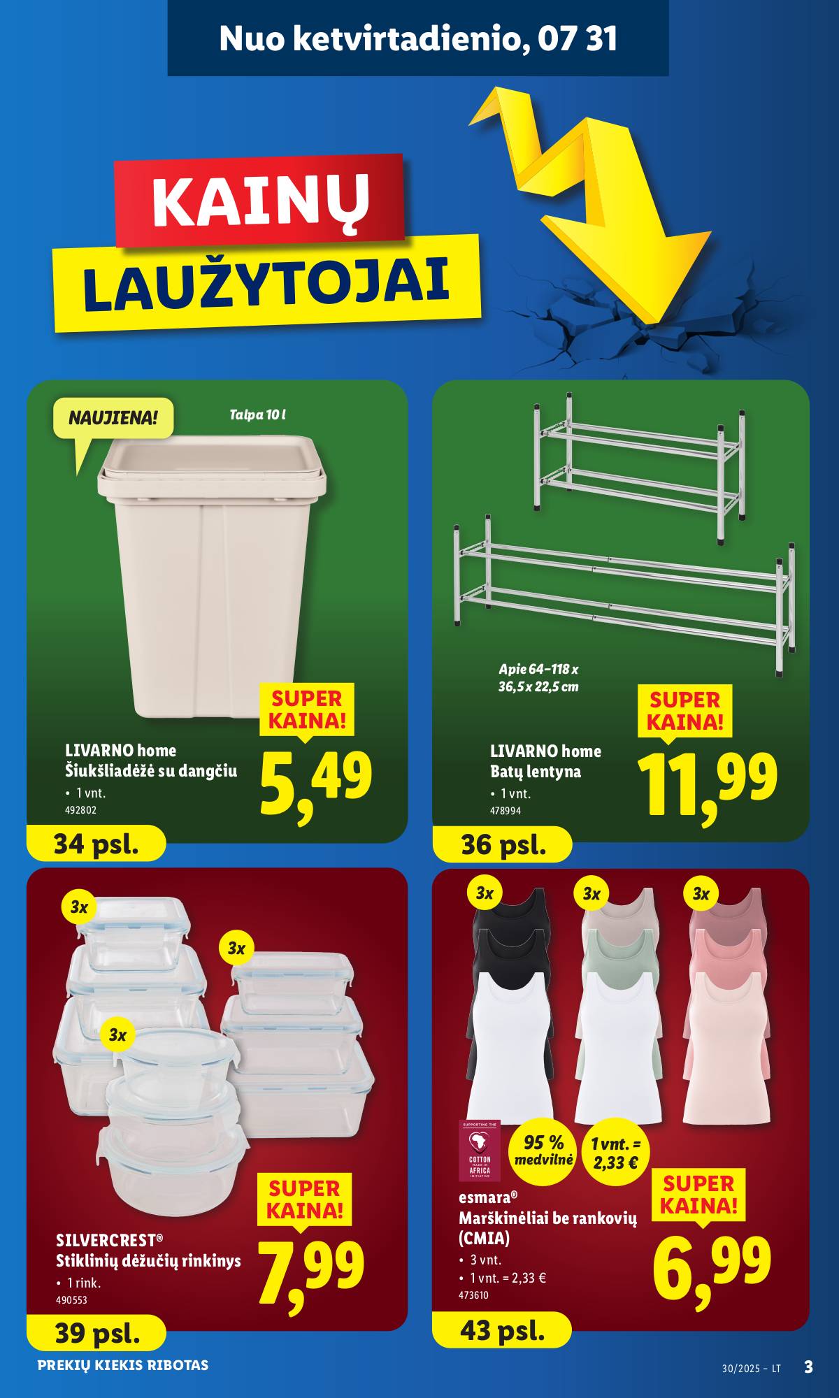 Lidl - LIDL Ne maisto prekių akcijų leidinys 3 puslapis