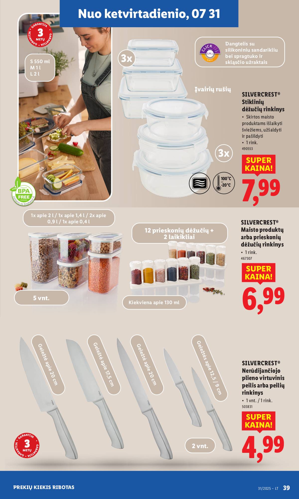 Lidl - LIDL Ne maisto prekių akcijų leidinys 39 puslapis