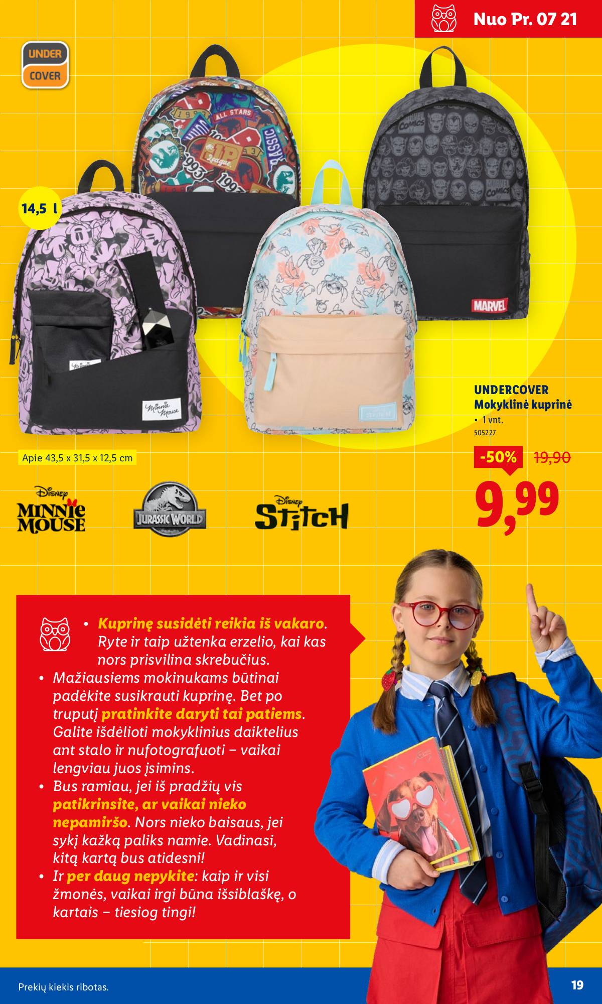 Lidl - LIDL Mokyklinių prekių katalogas 19 puslapis