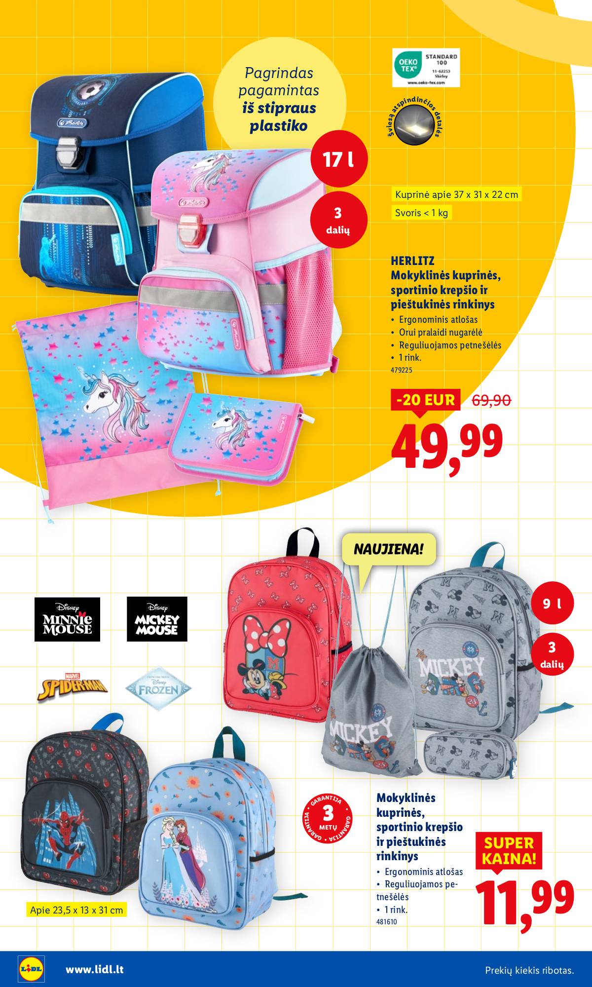 Lidl - LIDL Mokyklinių prekių katalogas 36 puslapis