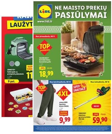 Lidl - LIDL Ne maisto prekių akcijų leidinys 2025-08-11 – 2025-08-17