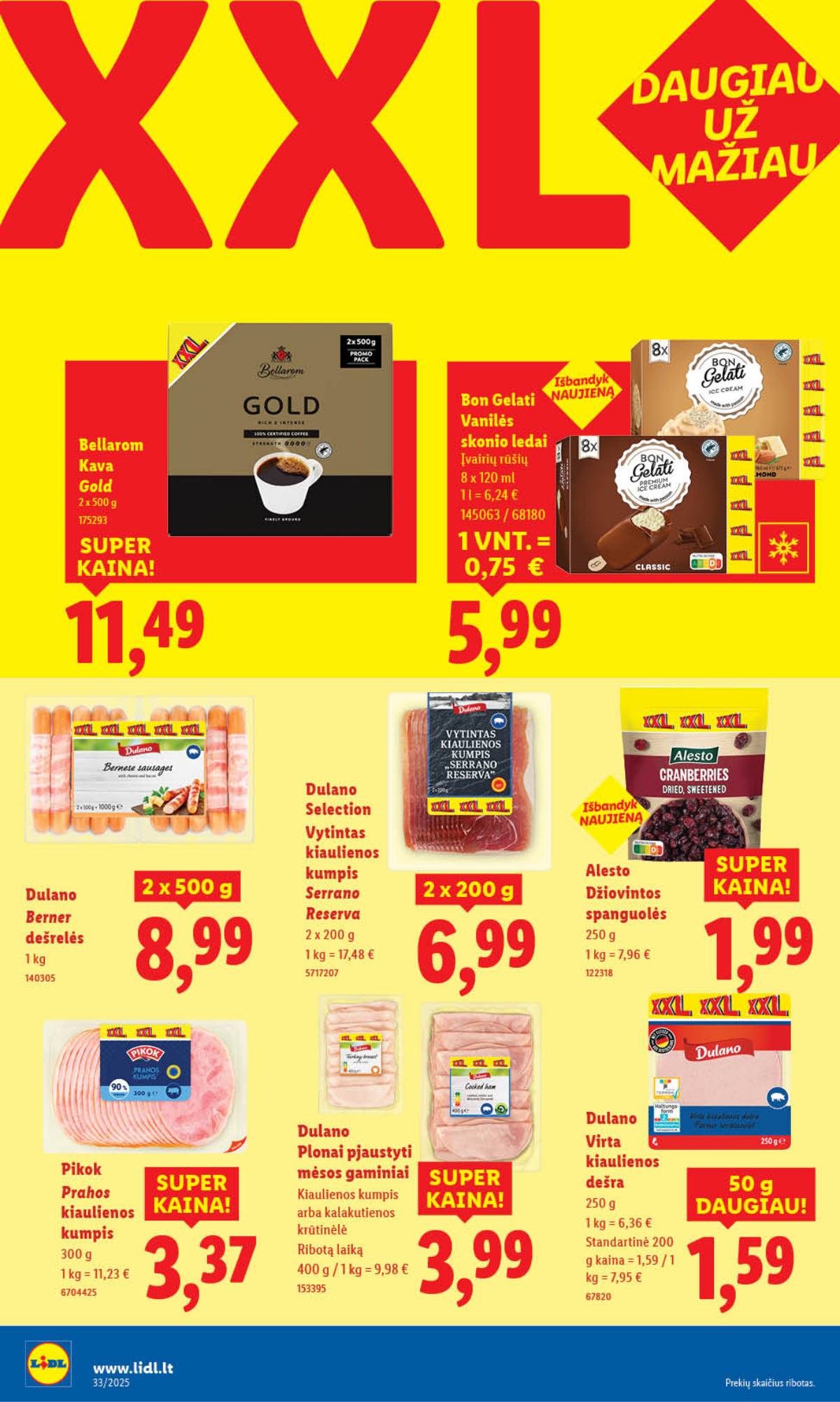 Lidl - XXL savaitė 2 puslapis