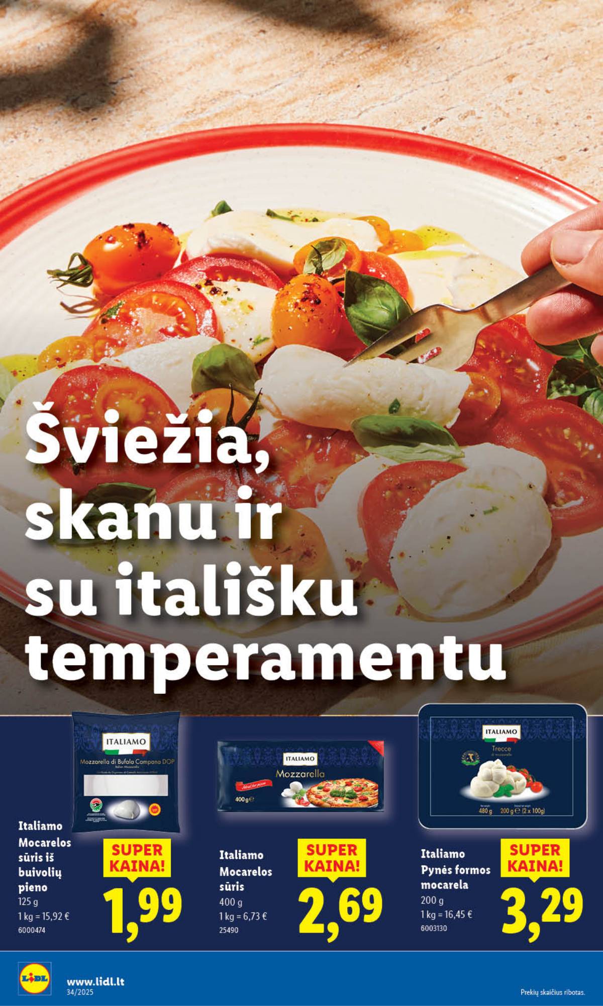 Lidl - LIDL SAVAITĖS Maisto prekių akcijų leidinys 16 puslapis