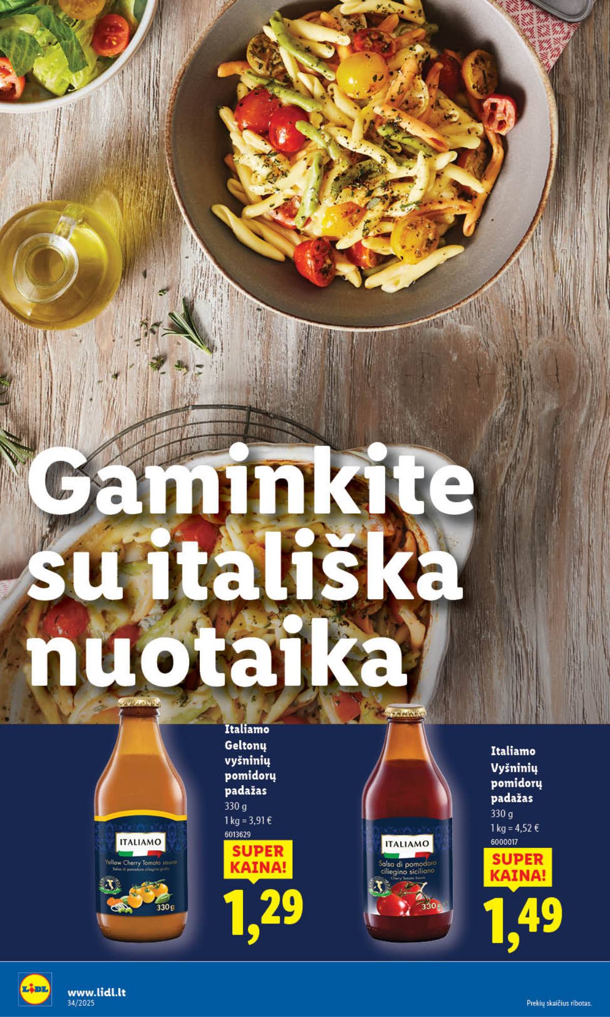 Lidl - LIDL SAVAITĖS Maisto prekių akcijų leidinys 20 puslapis