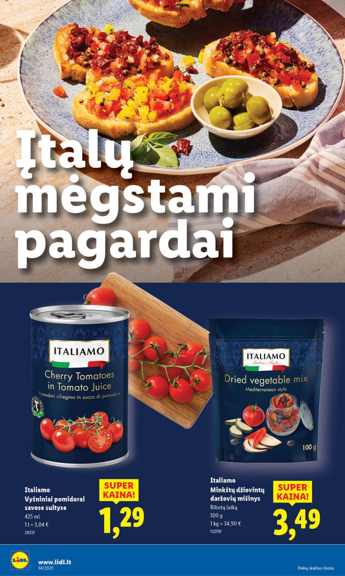 Lidl - LIDL SAVAITĖS Maisto prekių akcijų leidinys 22 puslapis