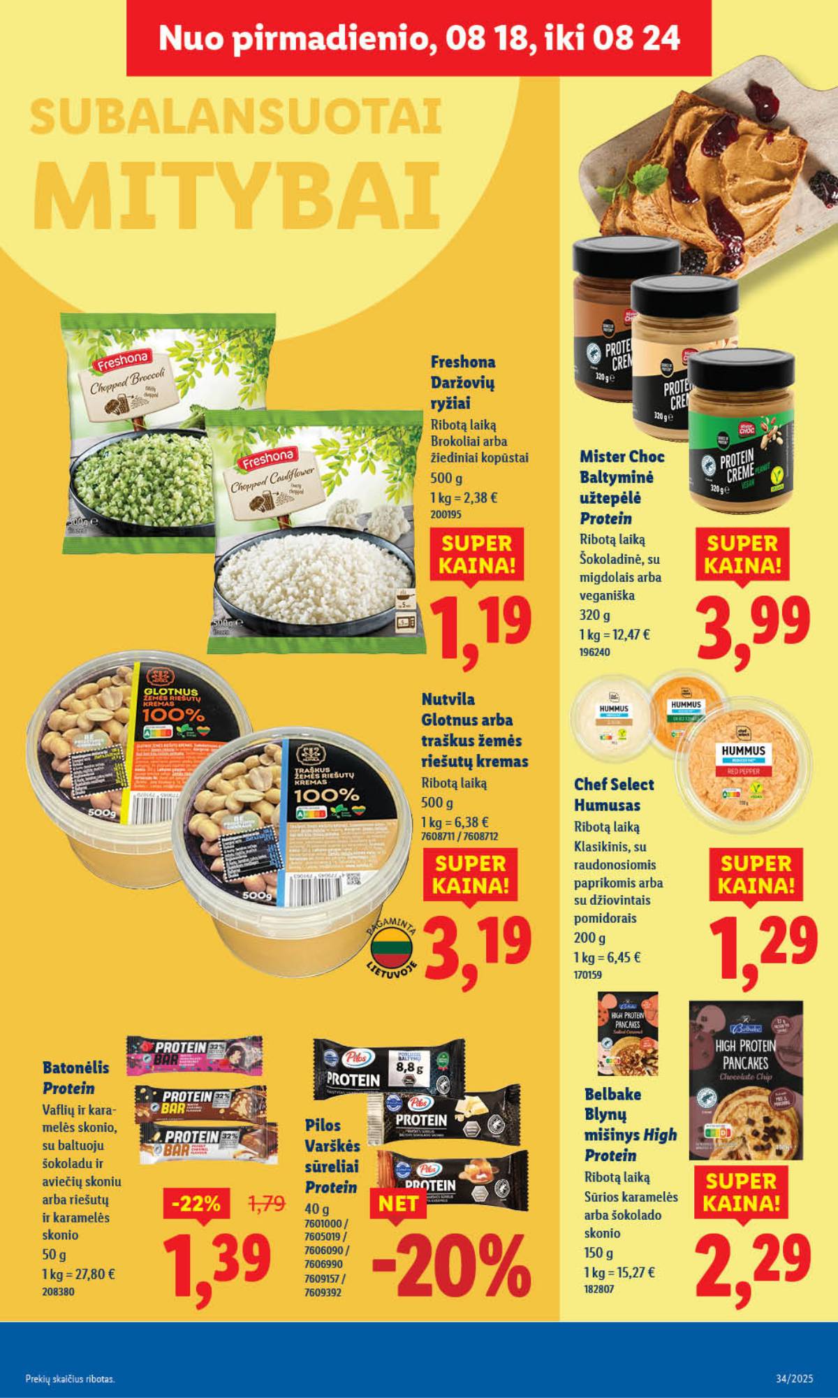 Lidl - LIDL SAVAITĖS Maisto prekių akcijų leidinys 31 puslapis