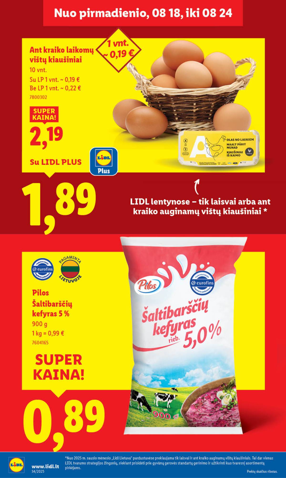 Lidl - LIDL SAVAITĖS Maisto prekių akcijų leidinys 34 puslapis